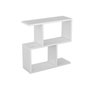 Hanah Home Mesa Auxiliar Life - Blanca, 60x60x20 cm